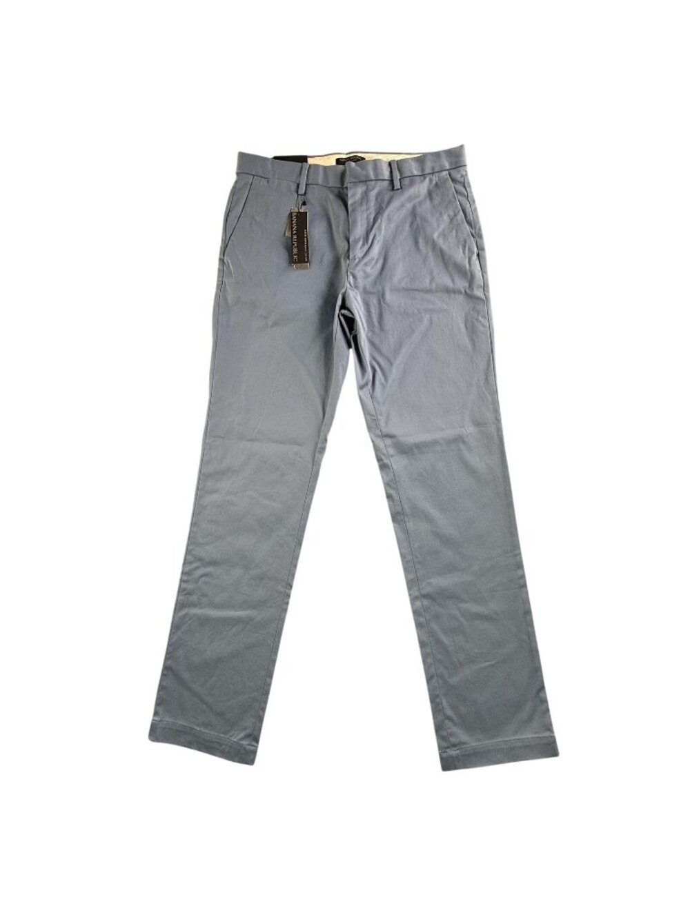 Banana Republic Pants Mens 33x34 Blue Rapid Movement Chino Aiden Slim Stretch